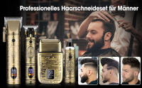 Juego de cortapelos profesional para hombres, afeitadora eléctrica, afeitadora inalámbrica, cortapelos, cortapelos, recortadora de barba, pantalla LCD, juego de cuidado para hombres, regalos para él - details 0