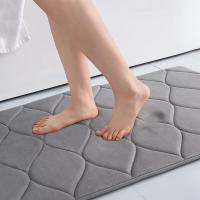 Alfombra de baño de espuma viscoelástica Suave, antideslizante, absorbente, decoración de cocina - details 1