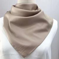Pañuelo para la cabeza de 70x70cm para mujer, pañuelos para el pelo de satén de seda, pañuelo bonito para mujer, bufandas para el cuello para mujer, verde, negro y blanco - details 5