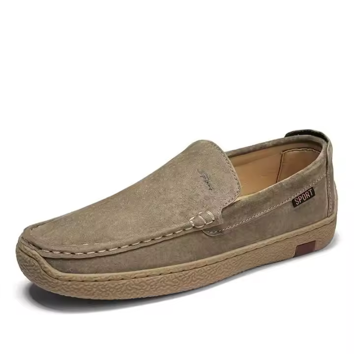 Nuevo Cuero de alta calidad, lujo, hecho a mano, antideslizante, 2024, zapatos casuales baratos, tabletas para hombres, logotipo personalizado, fábrica - 1