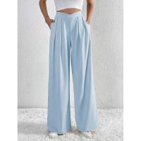 Pantalones de Oficina para Mujer de Cintura Alta y Piernas Anchos Cómodos y Elegantes - details 8