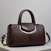 Elegante Bolso Cruzado de Cocodrilo Negro Gran Capacidad, Correa Ajustable, Cierre con Cremallera, Linedo de Poliéster, Detalle de Lentejuelas Bolso Versátil para Mujeres, Estilo Urban - details 0