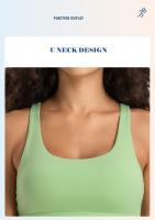SHINBENE-ropa interior cruzada de Yoga para mujer, sujetadores deportivos de alta resistencia a prueba de golpes, belleza, espalda - details 1