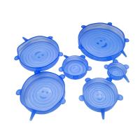 Tapas elásticas de silicona de 6 piezas, tapa Universal para cuenco, olla, sartén para cocinar alimentos frescos, cubierta para microondas - details 7