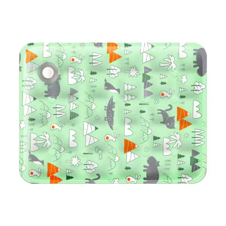 Alfombrilla refrescante para mascotas, alfombrilla refrescante con gel de hielo y agua añadida, alfombrilla para cama fría para perros, cojín de hielo portátil duradero para perros pequeños y grandes - 1
