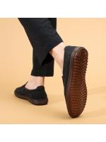 2025 nuevos zapatos de hombre de gran tamaño, de malla, informales, de cuero, con suela de piel de vaca, transpirables y sin cordones. - details 9