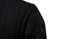 Cárdigan con cuello en V para hombre, suéter de manga larga, Chaqueta de punto con ribete de Color de contraste de moda - details 21