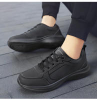 Zapatillas de deporte de cuero de alta calidad para hombre, zapatos informales impermeables, zapatillas ligeras para correr al aire libre, Tenis deportivos, zapatos planos masculinos - details 11