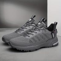 CLOHOO Zapatillas de deporte de punto transpirables para hombre con suela MD acolchada gruesa: comodidad para todas las estaciones, detalles en verde neón/negro, tracción duradera para deportes y uso casual, calzado cómodo, diseño de zapato elegante, - details 18