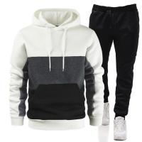 Conjunto deportivo de dos piezas para hombre, Sudadera con capucha y pantalones de cintura elástica, moda informal, Otoño e Invierno - details 2