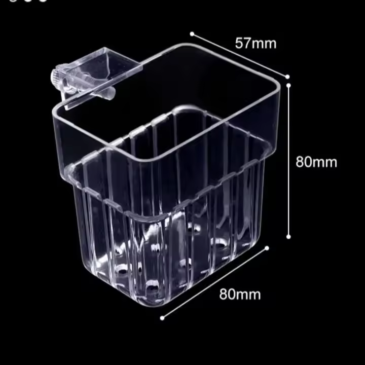 Copa de Hierba Acuaria Cesta de Plantas Hidroponicas Multiple para Tanque de Peces - 1
