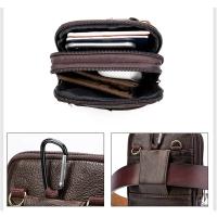 Bolso de Hombro de Cuero Genuino para Hombres Bolso Mensajero de Alta Calidad - details 8