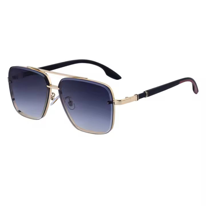 Gafas de sol cuadradas de moda para hombre, gafas de sol con doble haz de personalidad, gafas de sol para hombre - 1