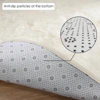 Alfombrillas decorativas de color crema para Dormitorio, alfombras Circulares Muy Suaves, para Sala de Estar, hogar - details 4