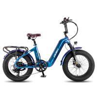 FAFREES F20 Master Bicicleta Eléctrica, Marco de Fibra de Carbono, Motor de 500W, Batería de 48V 22.5Ah, Neumáticos de 20*4,0 Pulgadas de Espesor, Frenos hidráulicos dobles, SHIMANO de 7 Velocidades, Pantalla LCD en color, Azul - details 13