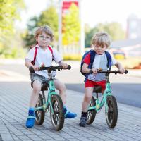 Bicicleta Sin Pedales con Freno de 2-6 años, Bici Equilibrio de 14 Pulgadas con Caballete y Timbre, Altura de Sillín Regulable, hasta 40kg, Juguetes para Niña y Niños - details 20