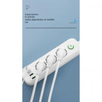 Tablero del hogar enchufe 3 4 5 posición socket 3usb PD enchufes de carga - details 5