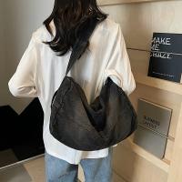 Bolso Tote Estilo Japonés Coreano para Mujer, Nuevo Diseño 2025 - Bolso Bandolera Versátil de Gran Capacidad para Viajes y Desplazamientos, Bolso de Hombro Casual Negro Duradero con Estética Minimalista - details 4