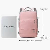 Mochila de viaje multifunción de gran capacidad Bolsa impermeable con almacenamiento para zapatos, separación de ropa seca y húmeda - details 4