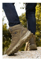Botas de entrenamiento de combate tácticas para hombre, zapatos de senderismo de respuesta rápida antidesgaste para acampar al aire libre, zapatillas de pesca y caza - details 23