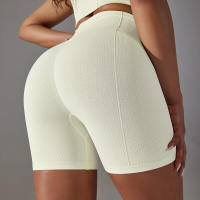 Shorts Deportivos de Yoga para Mujeres Leggings Transpirables Sin Costuras para Correr, Pedalear, Entrenamiento en Cintura Alta Colección de Verano para Gimnasio - details 8