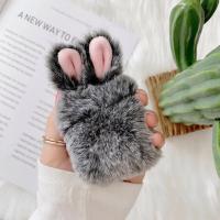 Funda de Protector de Orejas de Conejo de Peluche para Airpods Pro Caja de Carga Inalámbrica con Diseño de Conejo Accesorios de Electrónica - details 4