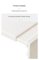 Organizador Retráctil para Gabinete de Cocina Estante de Almacenamiento Compacto para Especias y Botellas de Condimentos Rack de Cocina y Comedor - details 8