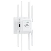 Repetidor de señal WiFi inalámbrico de 300Mbps, extensor de alta ganancia, 8 antenas, banda Dual, 2,4G, amplificador de red, enrutador WPS - details 3