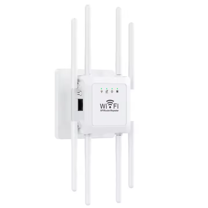 Repetidor de señal WiFi inalámbrico de 300Mbps, extensor de alta ganancia, 8 antenas, banda Dual, 2,4G, amplificador de red, enrutador WPS - 1