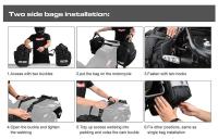 Rhinowalk-alforja lateral para Motor de motocicleta, 20L, 1 o 2 uds., Universal, impermeable, bolsa interior extraíble, alforja Lage - details 19