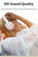 auriculares inalámbricos con Bluetooth dinámicos RGB luz LED HIFI cancelación pasiva de ruido juego entretener música auriculares con micrófono - details 6