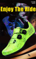 Women Cycling Shoes Road Self-Locking Bicycle Sports Shoes Men MTB Shoes SPD Flat-Bottomed Road Racing Cycling Sports Shoes - details 5