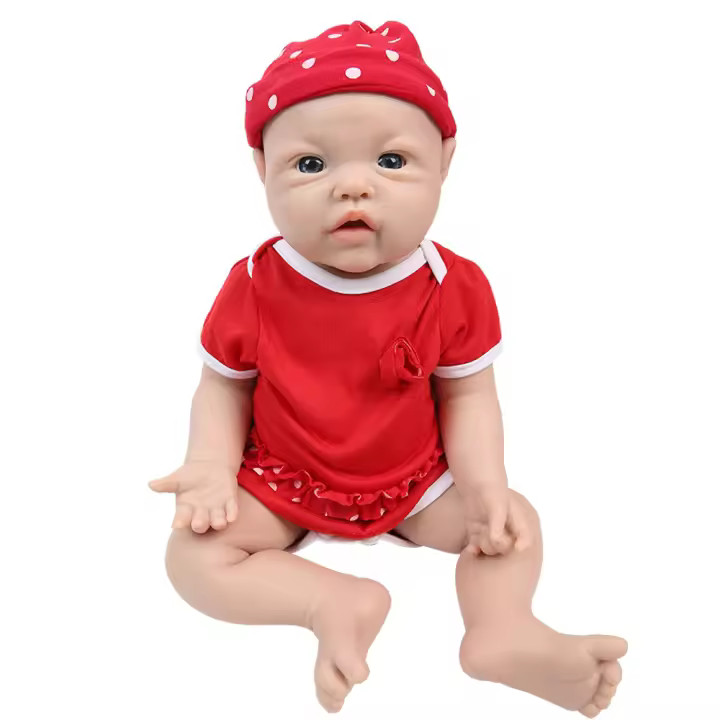Muñeca de Bebé Renacida de Silicona IVITA Muñeca Realista de Niña Sin Pintar DIY - 1