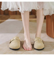 Zapatillas de casa de invierno Zuecos de mujer de felpa con plantilla ortopédica - details 1