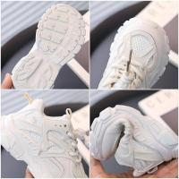 Zapatillas de malla doble para niños Zapatos blancos transpirables Estilo casual para primavera 2025 - details 4