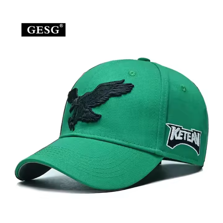 Gorra de béisbol bordada de camuflaje para hombre, gorra con visera de águila, marca de moda callejera - 1