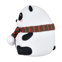 Lámpara de mesita de noche de silicona de dibujos animados para niños, luz nocturna de Panda colorida, recargable por USB para niños, bebé, dormitorio, regalo de envío directo - details 2