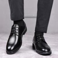 Zapatos De Talla Para Hombre De Cuero Legítimo De Alta Calidad Formal Transpirables Casuales Italianos De Lujo Con Cordones Antideslizantes Para Conducir - details 15