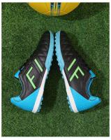 Botas de fútbol transpirables de alta calidad para hombre, con buen agarre y suela de clavos, fabricadas en material de poliuretano para - details 10
