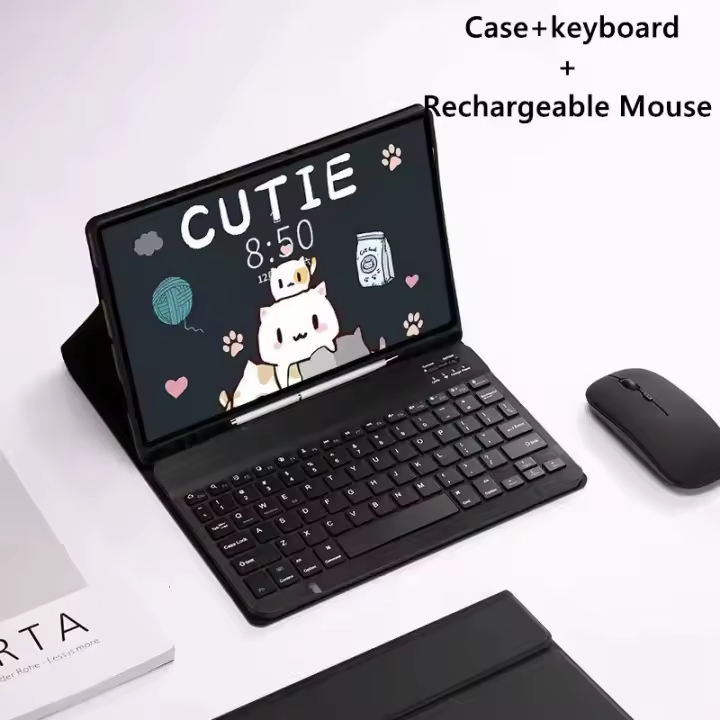 Funda magnética para tableta Samsung Tab S6 lite 10,4, teclado inalámbrico con ratón, Bluetooth, Español - 1