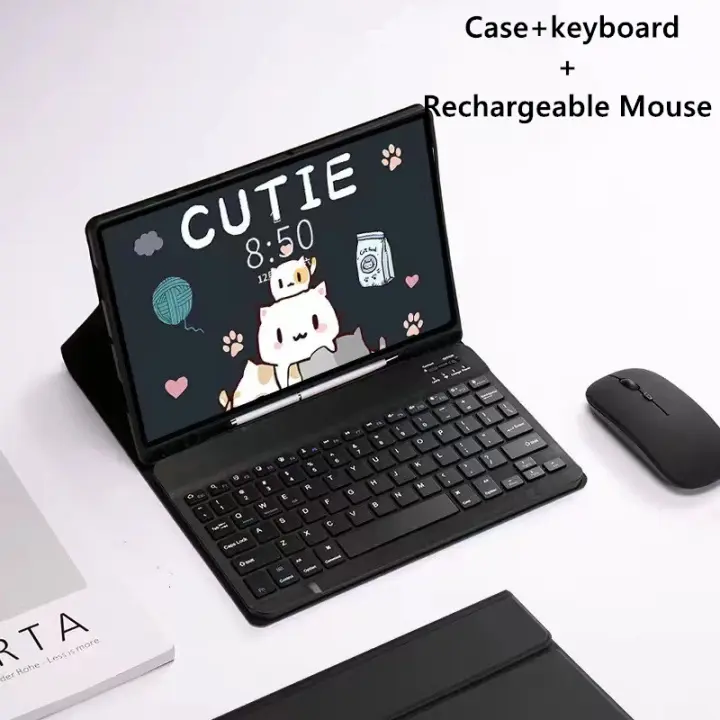 Funda magnética para tableta Samsung Tab S6 lite 10,4, teclado inalámbrico con ratón, Bluetooth, Español - 1
