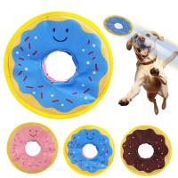 Donuts para perros, juguetes de papel ruidosos, interactivos al aire libre, sonido chirriante, resistentes a mordeduras, adecuados para perros pequeños y medianos - details 0
