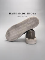 Cuero lavado al agua, primera capa de cuero de vaca, zapatos de hombre hechos a mano, estilo vintage. - details 17
