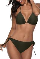 Traje de baño de vacaciones casual de bikini de tres puntos dividido para mujer profesional - details 5
