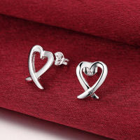 Andara Aretes de Doble Corazón de Plata Esterlina  Accesorio Casual de Ropa con Estilo Europeo y Americano Regalo de Joyería de Vacaciones - details 20