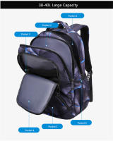 Bolsas de escuela secundaria para adolescentes, mochila escolar de gran capacidad, bolsa de libros para estudiantes, mochila impermeable, bolsas de viaje para hombres - details 0