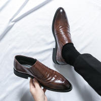 Zapatos de Negocios Formales de Cuero Vintage Británico Cómodos y Transpirables con Tacón Bajo - details 20