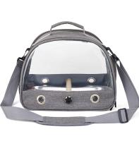 Bolsa de transporte para loros, mochila con percha para pájaros, jaula portátil con ventana lateral, plegable, jaula de viaje para mascotas pequeñas - details 1