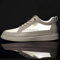 Nuevos zapatos con alzas para hombre de 8cm de malla de cuero transpirable con suela gruesa informales a la moda talla grande 47 - details 1