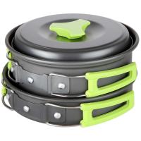 Kit de desorden para cocinar con engranajes, ollas para acampar, sartenes, estufa para mochilero, juego de utensilios de cocina para exteriores - details 5